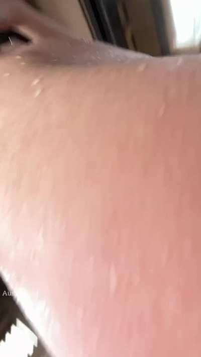 Take a tour of my body, starting at my titties, ending at my ass