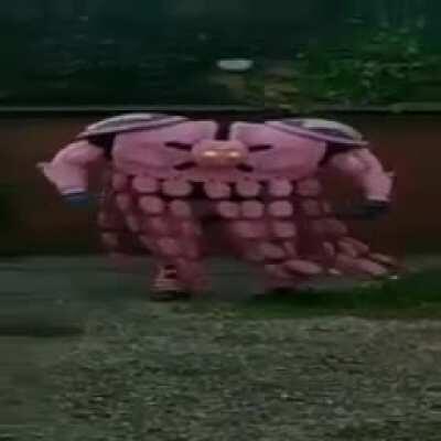 Tusk Act 4 mains when DIO spawns and he TSes (sorry if its a dead meme, the tusk cosplay rlly just looks cool)