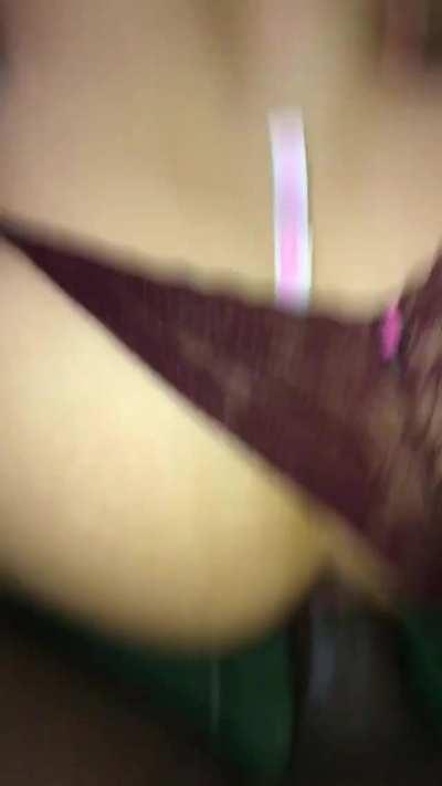 her new knickers are already ruined