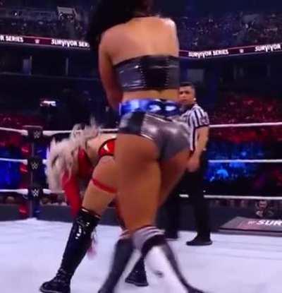 2 of the nicest butts in the WWE in one frame.