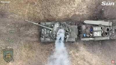 Ukrainian drone scores a 3-pointer