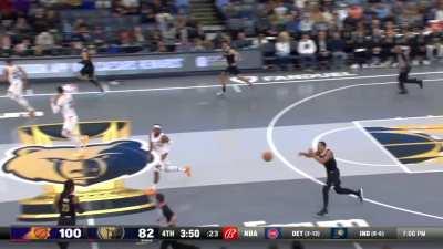 [Highlight] Booker makes a vintage midrange for 33 on the night, while Derrick Rose answers for three on the other side