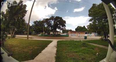 Stealing from hardworking landscapers while they work