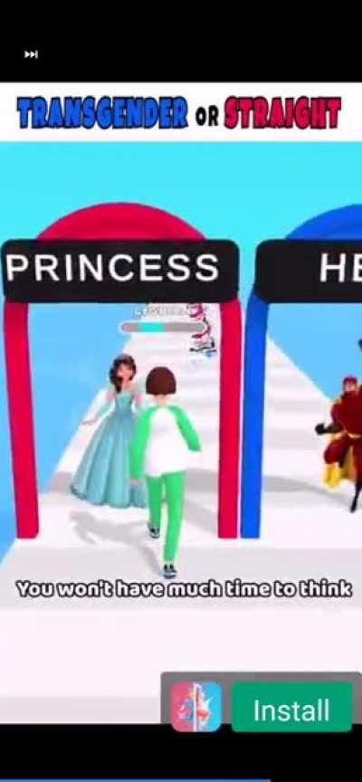 I didnt know not liking high heels made me a transgender?