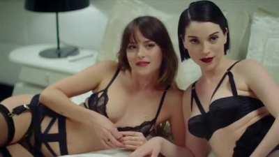 Dakota Johnson with St Vincent