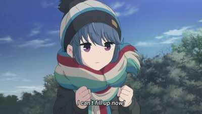 Fight the pizza, Rin! [Yuru Camp S2]