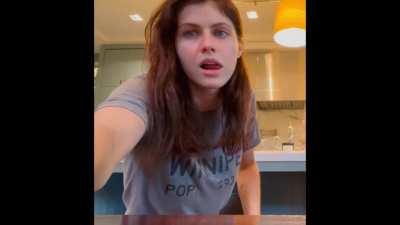 Alexandra Daddario Tongue-in-cheek on YT
