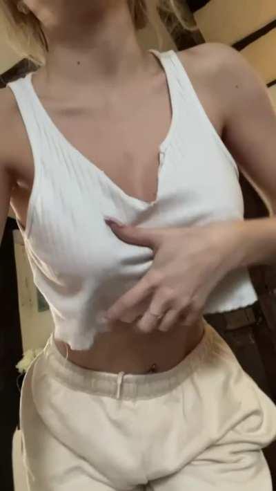 Bra is optional… 😜