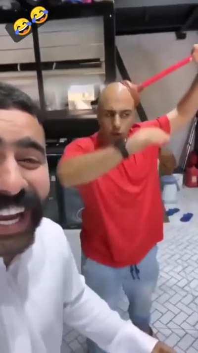 I thought the camera man was a goner in the end…lol