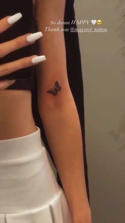 Happy birthday Mads! She got a tattoo today for her 22nd birthday.