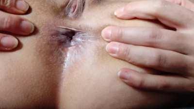 Prepping my tight ass. Would you fuck me raw?