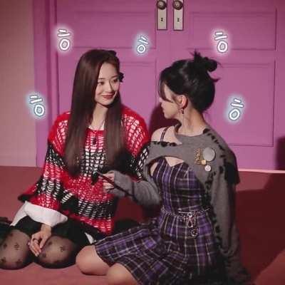 Too shy to look at each other