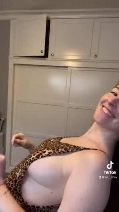 the talent is trying to fall out