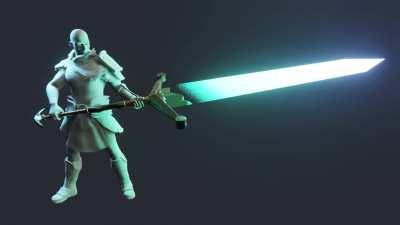 [OC] How I imagined Moonlight GS to appear in Elden Ring, the Broken Moonlight Greathammer!