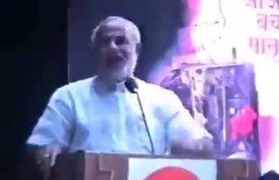 modi before becoming secular PM