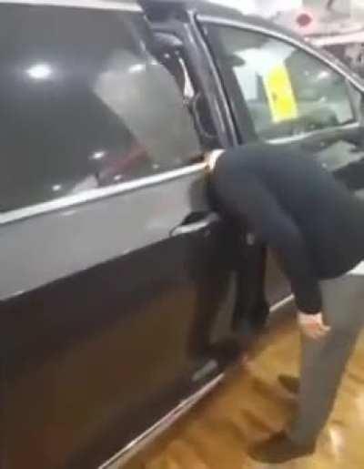 the man had a lot of confidence in the system