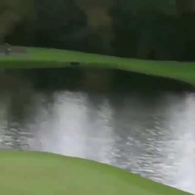 This type of shot is known as a Barnes Wallis