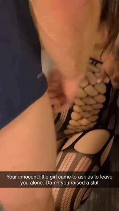 Your daughter thought she could make us stop bullying you at work