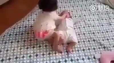 To stop the baby's crying