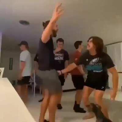 Bros making a creative video having fun