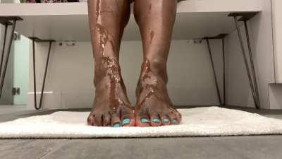 Got a little oily earlier… help me rub it in?