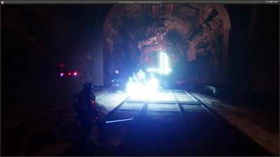 Combat from our shooter/action game