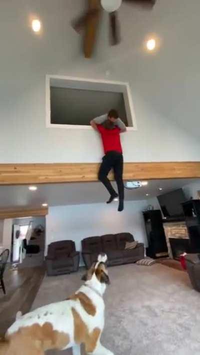 WCGR climbing a wall