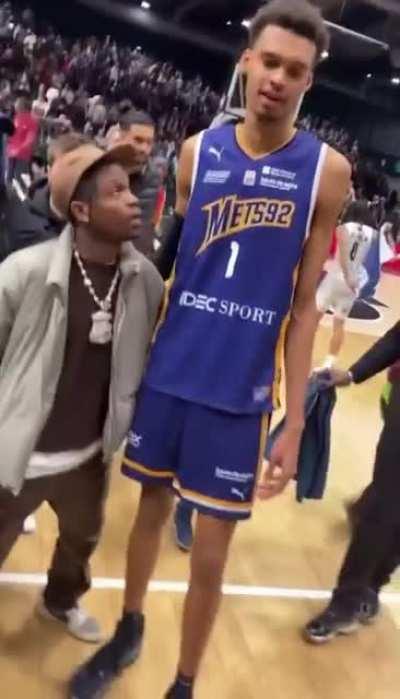 Webenyama and his son