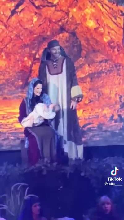 I didn’t know megachurches could afford Broadway-level productions