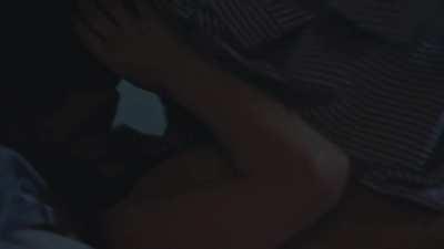 Alejandra Lara (Candela) & Silvia Varón (Eva) lesbian kiss in Eva + Candela (2018)