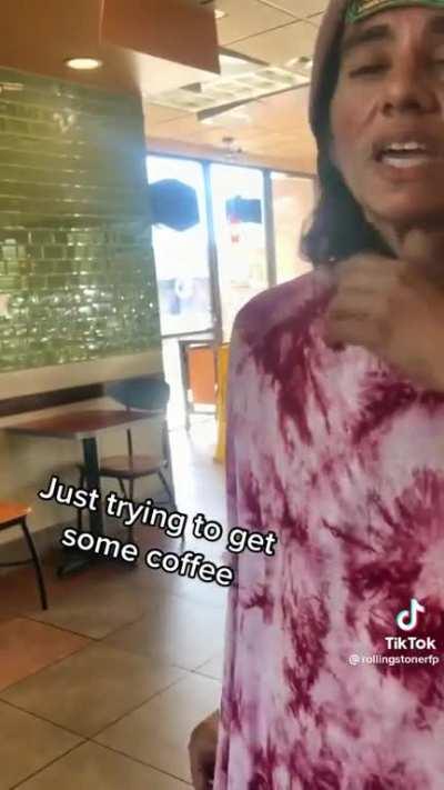 Just a coffee, all I wanted was a coffee