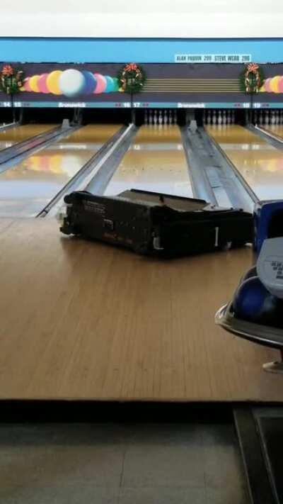 Bowling ally roomba.