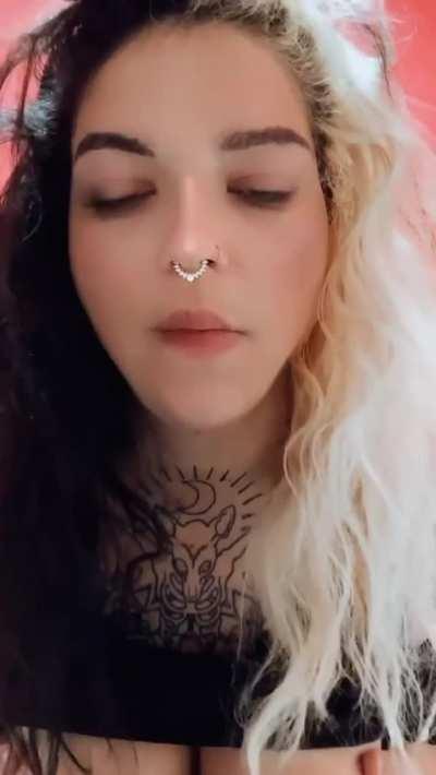 Just snuck away to the work bathroom to show my MILF tits.😈