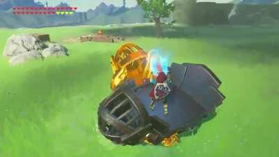 You can make a flying machine with just two minecarts!