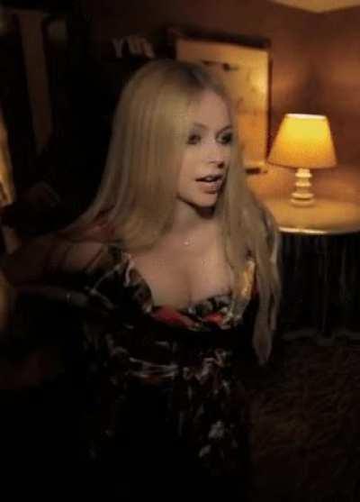 I could watch Avril Lavigne fondle her tits all day