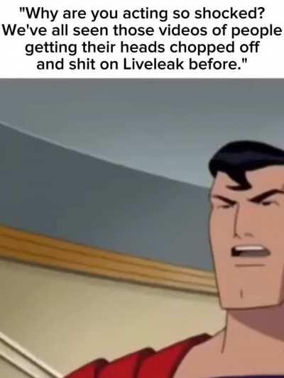 Gore mfs don't understand the concept of mental stability.