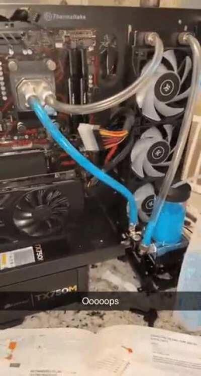 Custom Loop Ooooops!