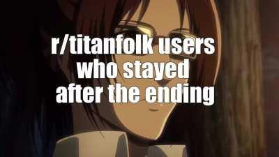 The AOT fandom when S4P2 only lasts till ch 131