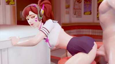 D.va Anal Creampie (VoidCourt)