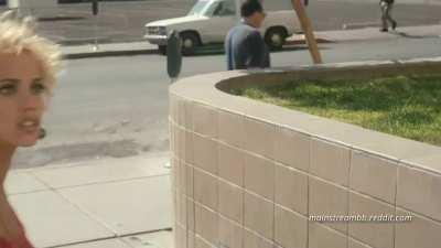 Elizabeth Berkley Knees a Man in the Balls in Showgirls (1995)