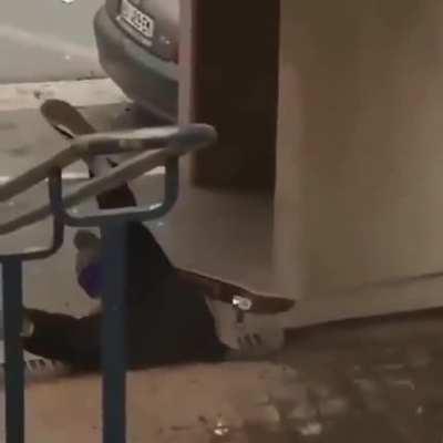 Angry neighbor is sick and tired of your shit