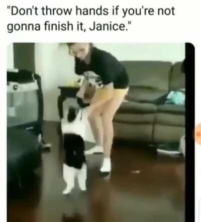 Don't start a fight you can't finish