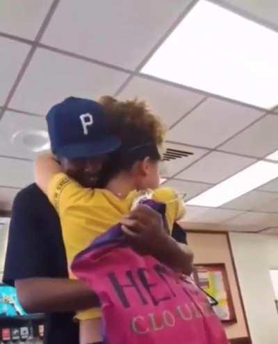 A Dad who works 3 jobs surprises his Daughter with her dream dress for the 8th grade dance after telling her that he couldn’t afford it