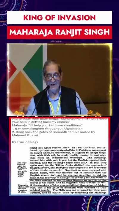 Maharaja Ranjit Singh. 