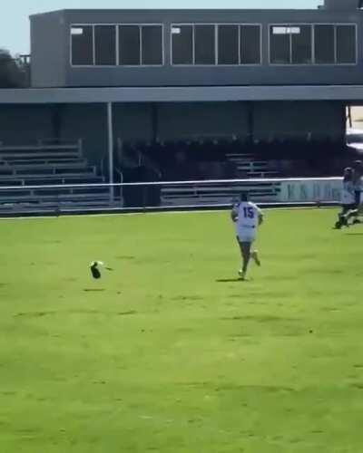 Outstanding defense in the juniors at Parkes, NSW