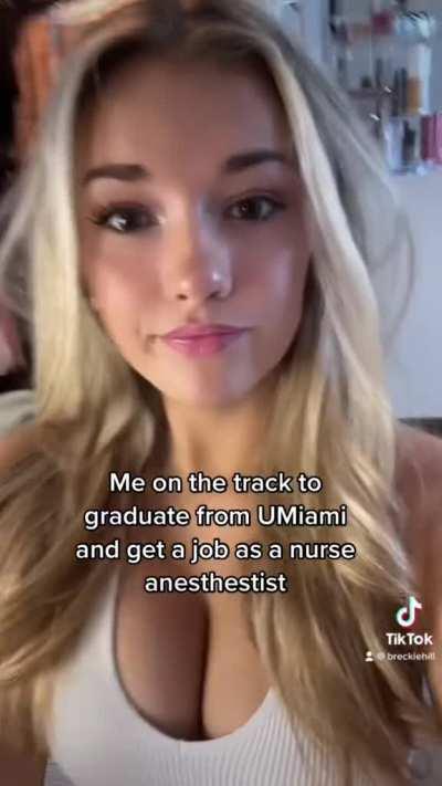 Breckie Hill cleavage in a tank top