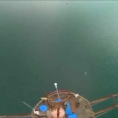 Heights and Water. The double whammy. (Not my vid)