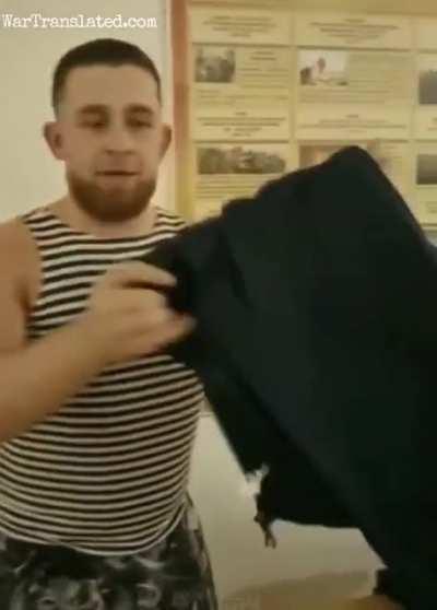 Arkhangelsk mobilised soldier reviews the 