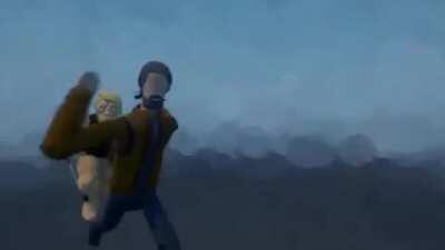 TLOU2 remake in Dreams (Joel lives version)