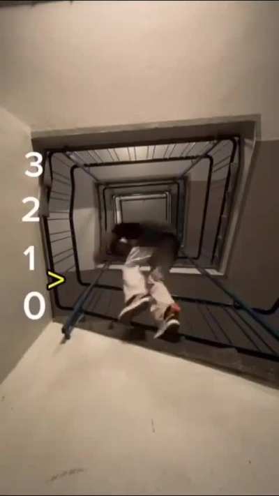 Level jumping gone wrong.